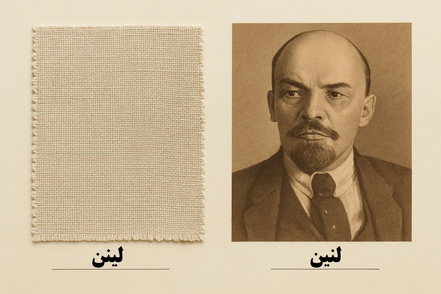 پارچه لینن یا لنین