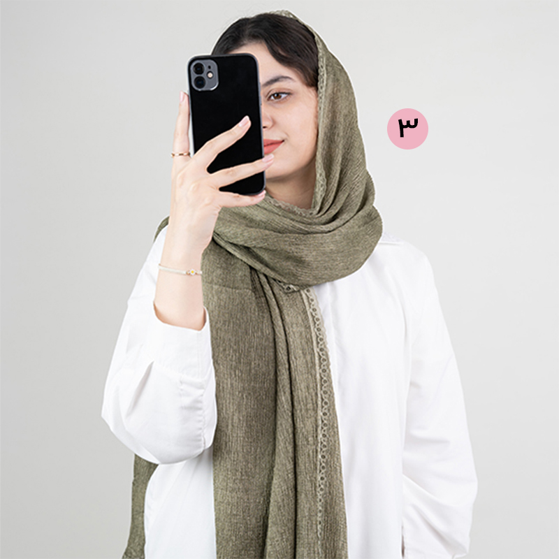 شال حاشیه گیپور مجلسی